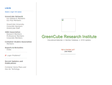 Tablet Screenshot of greencubenetwork.org